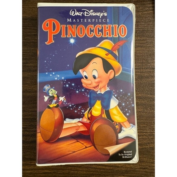 Walt Disney Masterpiece Pinocchio VHS 239 1993 Edition Collectible - Picture 1 of 6